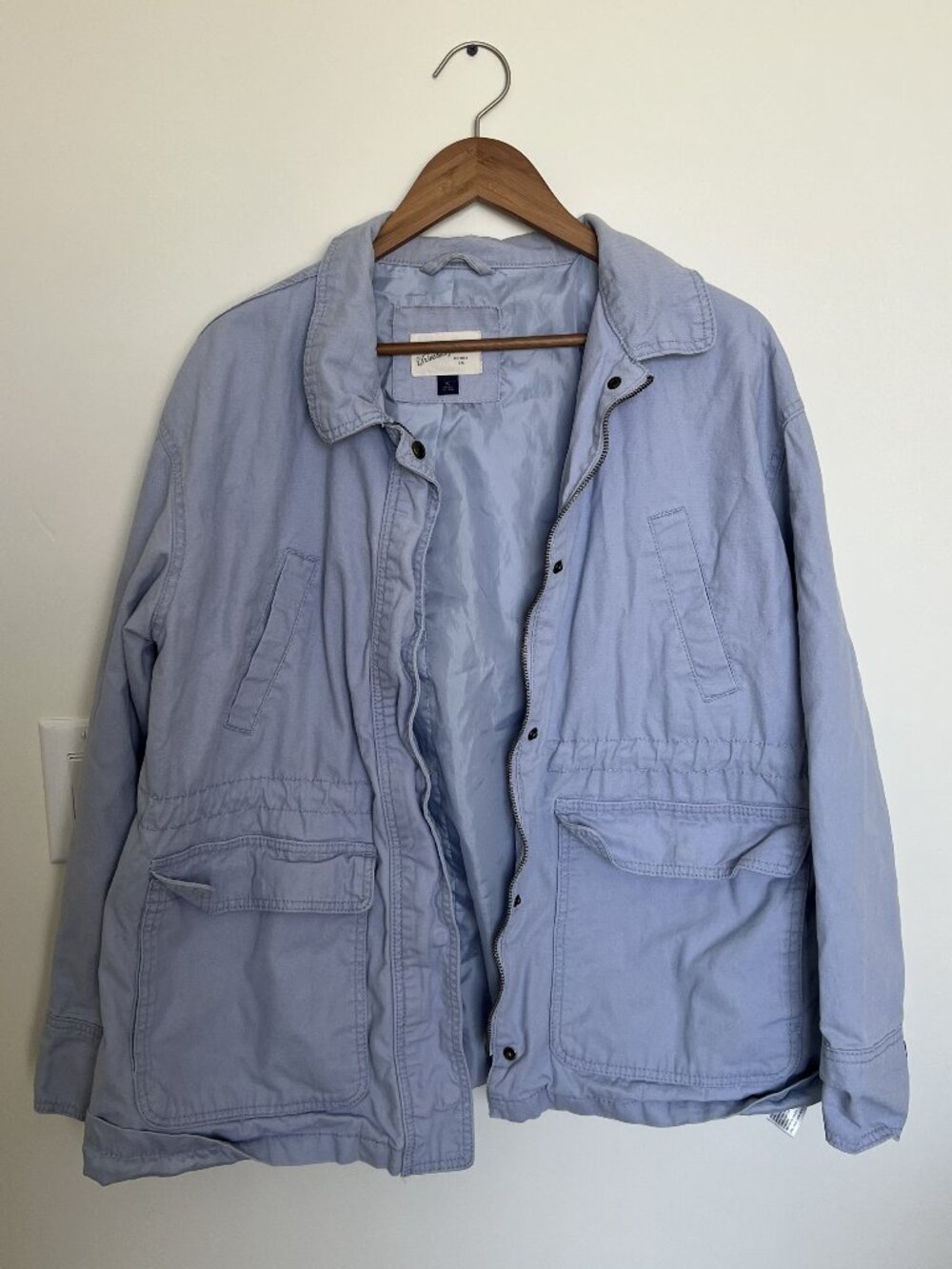 Pastel Periwinkle Anorak Jacket